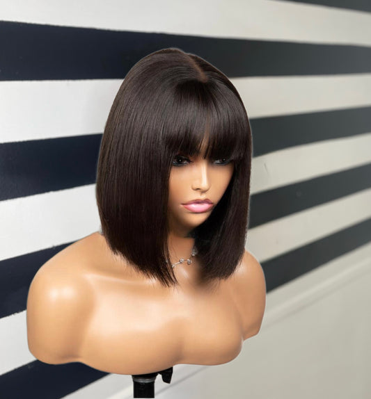 “ Bob wig with bang “ PREMIUM COLLECTION